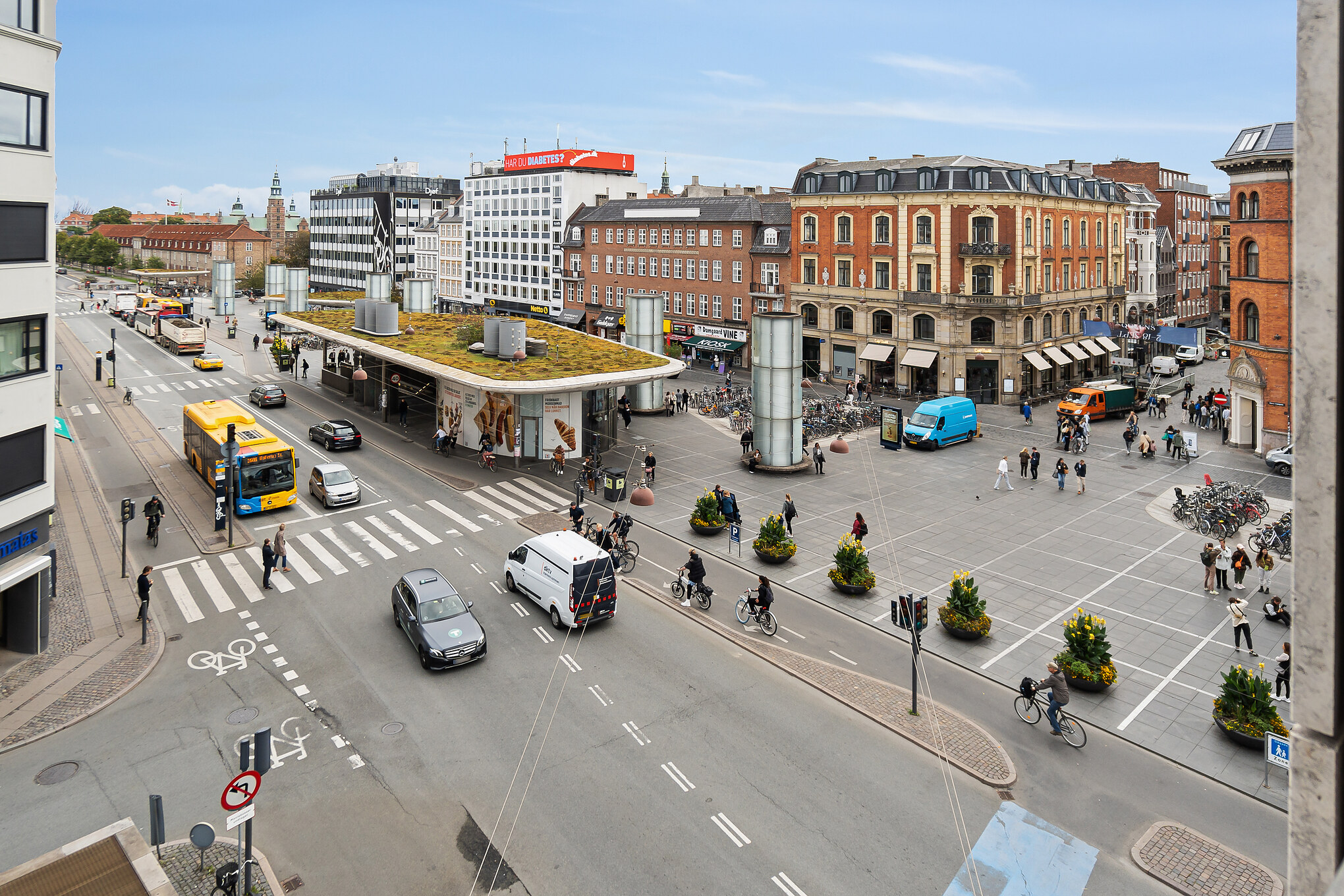 Nørreport station ved Frederiksborggade 15 i København K